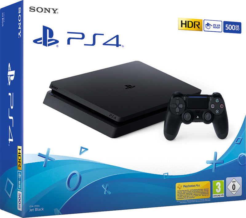 PS4 Console 500GB F ChassisSlim Black