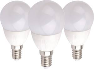 GBC Kit 3x Lampadine LED Mini Goccia E14 6W 6000癒 Luce Fredda