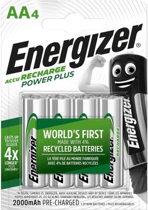 Energizer Batterie Stilo Ricaricabili 2000 mAh EN0065 4pz