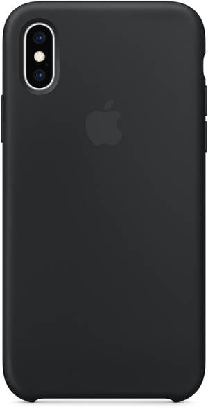 Apple Silicone Case iPhone XS - Black
