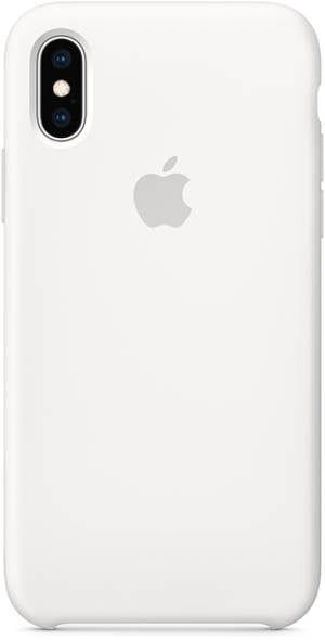 Apple Silicone Case iPhone XS - White