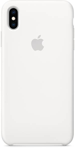 Apple Silicone Case iPhone XS Max - White