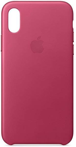 Apple iPhone X Leather Case - Pink Fuchsia
