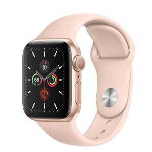 Apple Watch Nike Serie5 GPS44mm Gold Alluminio With Pink Sport Band S/M & M/L