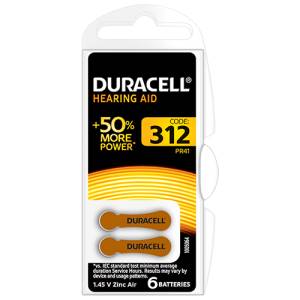 Duracell Batterie AcusticheDA312 0040 6pz