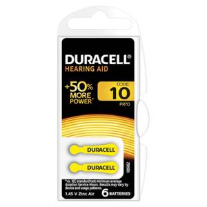 Duracell Batterie Acustiche DA10 0038 6pz