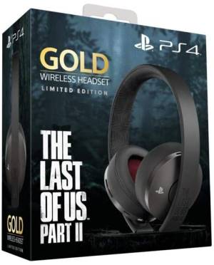 PS4 Gold Wireless Headset The Last of Us Part 2