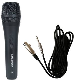 Majestic Microfono Dinamico Unidirezionale MIC-620 Nero