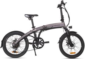 Macrom Bici Elettrica Pieghevole Milano 250W Grigio Antracite