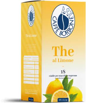 Borbone Box Cialde 44mm The al Limone 18pz