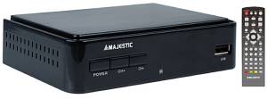 Majestic Decoder DEC-664 DVB-T/T2 HD/USB/REC Black