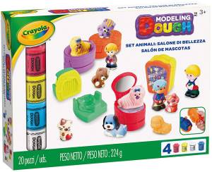 Crayola Pasta da modellare - Set Animali: Salone di bellezza