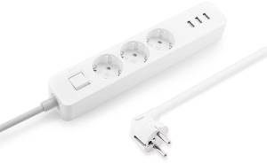 Xiaomi Multipresa 3 Schuko + 3 USB 16A/230V White