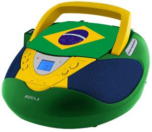 Audiola Boombox AHB-0258 Lettore CD/MP3/USB Brazil