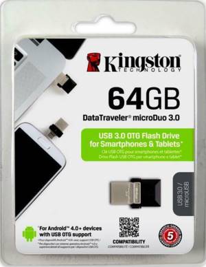 Kingston Pendrive USB 3.0 64GB DT Micro Duo DTDUO3/64GB