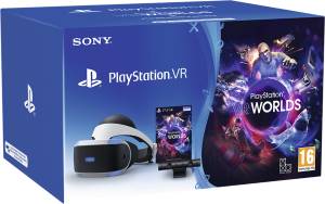 PS4 Playstation VR V2 + Cam v2 + VR Worlds (voucher)