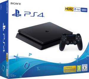 PS4 Console 500GB F Chassis Slim Black