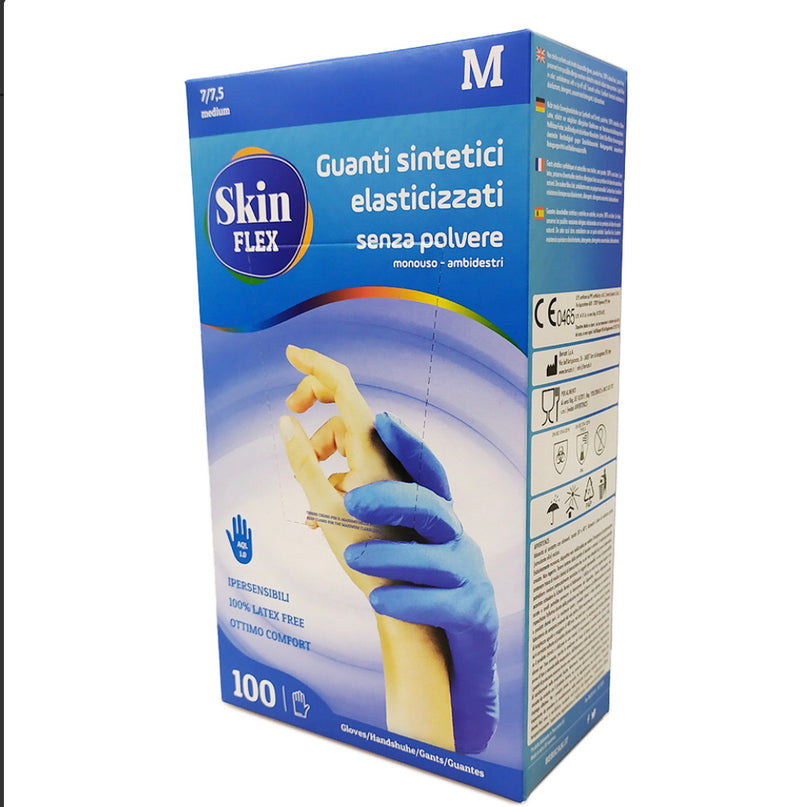 SKIN FLEX BOX GUANTI IN NITRL SINT. USO MEDICO SENZA POLVERE 100PZ