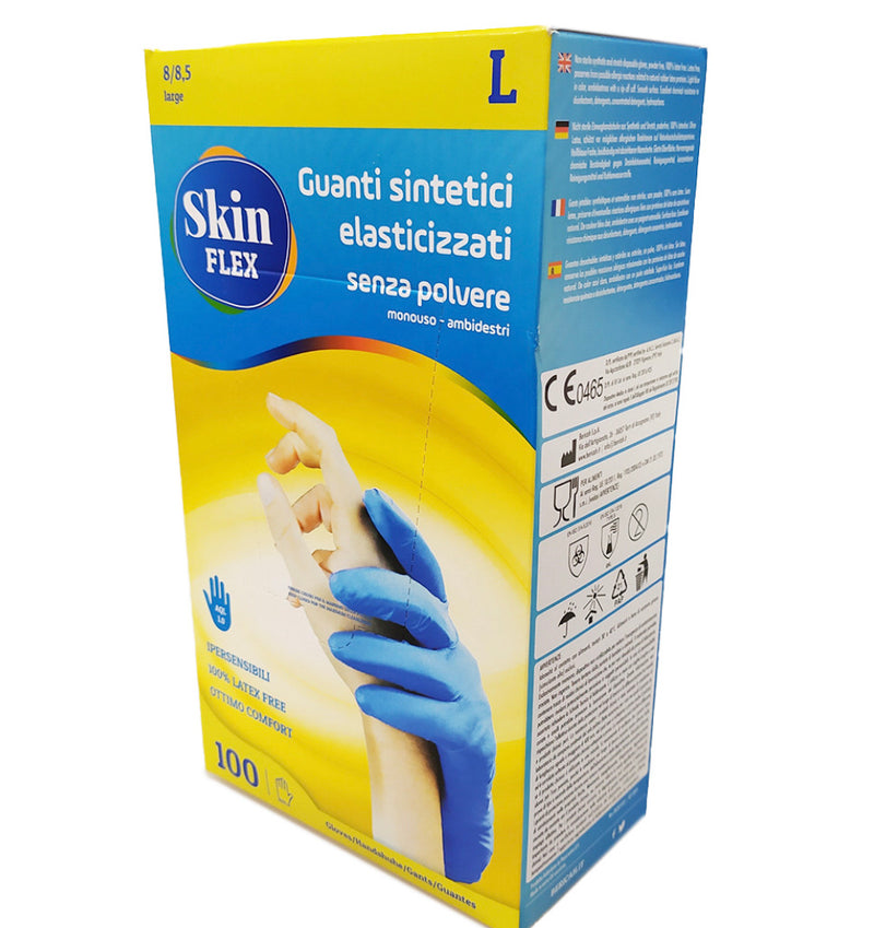 SKIN FLEX BOX GUANTI IN NITRL SINT. USO MEDICO SENZA POLVERE 100PZ