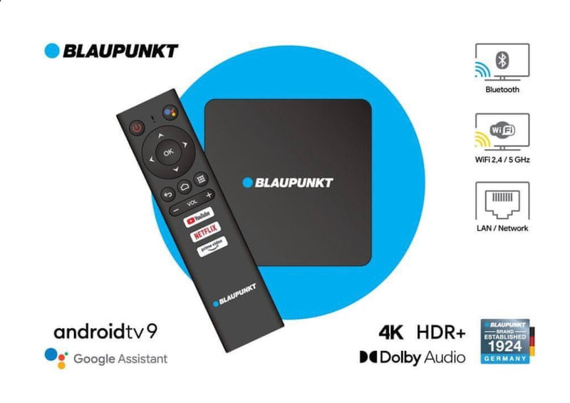 BLAUPUNKT ANDROID TV BOX B-STREAM BT5.0/WI-FI/USB