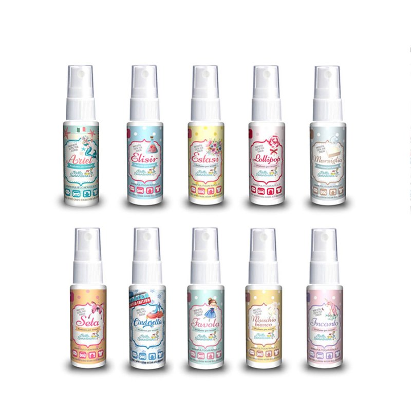 MINI KIT – collezione 10 fragranze profumo tessuti/ambiente